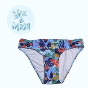 Tropical Low Rise Hipster Bikini Bottom - Size Small - Swim Separate